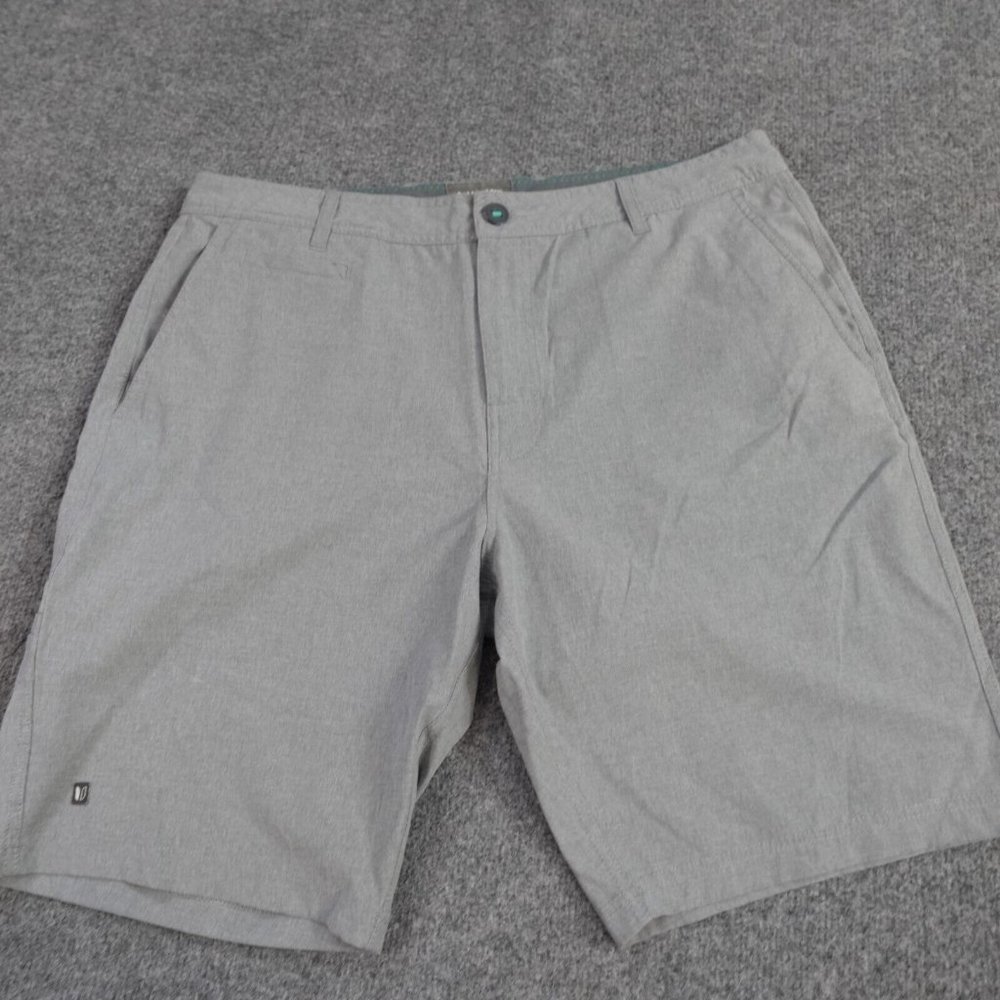 COPY - Linksoul Shorts 35 Gray Solid 9" In Poly Blend